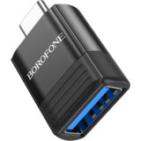 Borofone adapter OTG BV18 - Type C v USB - črn | Shoptok.si