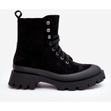 Boto Women's Lace-up Trapery Boots Black Gordts | shoptok.hr