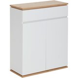 XORA omara za čevlje bela, hrast artisan | Shoptok.si