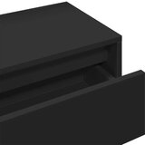 vidaXL Komplet pohištva za predsobo 4-delni črn inženirski les | Shoptok.si