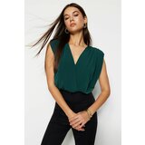 Trendyol Bodysuit - Green - Slim fit Cene
