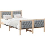  Konstrukcija postelje Svetlo siva 120 x 200 cm blago, (5000084367) | Shoptok.si
