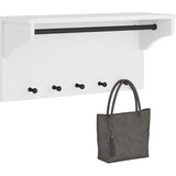 vidaXL Stenski obešalnik za plašče "SANDNES" 87x30x42 cm les borovega | Shoptok.si