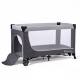 Kinderkraft prenosna posteljica leody™ grey | Shoptok.si