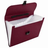  Držač za mape i dokumente s 13 pretinaca, bordo A4 | shoptok.hr
