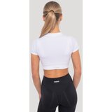GymBeam Ženski crop top Flow White L | Eponuda.ba
