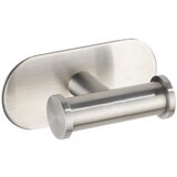 Wenko Turbo-Loc® Orea dvojni stenski kavelj iz mat nerjavečega jekla Cene