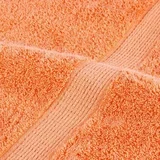 Ručnici za saunu 4 kom narančasti 80x200 cm 600 gsm 100 % pamuk