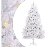  Umjetno božićno drvce Bijelo 138 x 138 x 300 cm PVC i metal | shoptok.hr