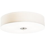 QAZQA Podeželska stropna svetilka bela 50 cm - boben juta Cene