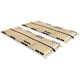  Letveno posteljno dno 2 kosa z 28 letvicami 7 con 70x200 cm | Shoptok.si