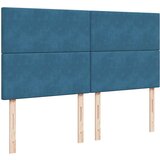  Okvir kreveta s madracima tamnoplavi 160x200cm baršunasti | shoptok.hr