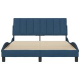  Okvir za krevet bez madraca Hanko plavi 140 x 190 cm od tkanine | shoptok.hr