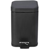 Venus Koš s pedalom Quadra, (3 l, črn, oglat, kovina) Cene