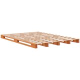  Krevet od paleta voštano smeđi 140x200 cm od masivne borovine | shoptok.hr