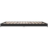 vidaXL Okvir za krevet crni 135x190 cm konstruirano drvo i metal | shoptok.hr