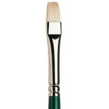 WINSOR & NEWTON Winton Ravni kist kratki (Veličina kista: br. 4, Svinjske čekinje, Drvo) | shoptok.hr