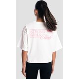 GymBeam ženska majica girls club boxy white 111829 | ePonuda.com