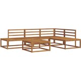  Set vanjskih sofa 5 Komad Prirodna Čvrsto drvo akacije | shoptok.hr