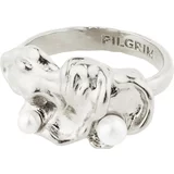 Pilgrim Prsten srebro / biserno bijela