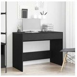 vidaXL Radni stol Crni hrast 101x50x76 5 cm Konstruirano drvo - Crni hrast Cijene