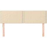  Posteljno vzglavje 2 kosa krem 72x5x78/88 cm blago, (20735747) | Shoptok.si