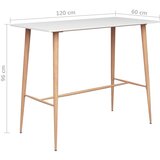 vidaXL Barska miza bela 120x60x96 cm, (20711214) | Shoptok.si