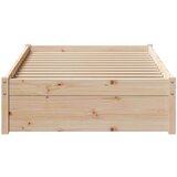 vidaXL Okvir kreveta bez madraca 90 x 200 cm od masivne borovine | shoptok.hr