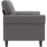  Dvosjed od tkanine siva 140 cm od umjetne kože | shoptok.hr