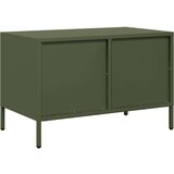 vidaXL TV omarica olivno zelena 68x39x43,5 cm hladno valjano jeklo | Shoptok.si