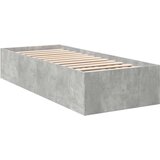 vidaXL Okvir kreveta boja betona 90 x 190 cm od konstruiranog drva | shoptok.hr