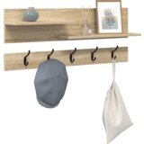 vidaXL Vješalica za kapute na zidu sonoma hrast 90 x 15 x 36 cm | shoptok.hr