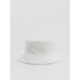 Reserved Šešir bucket hat s izvezenim detaljima - krem Cijene