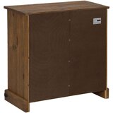 vidaXL Bivak HALDEN z drsnimi vrati 80x40x80 cm Masivni les | Shoptok.si
