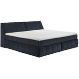 MID.YOU POSTELJA BOXSPRING 200 cm x 240 cm , tekstil, leseni material črna | Shoptok.si