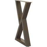  Noge jedilne mize 2 kosa Naravno jeklo 50x(72-73,3) cm Jeklo, (21828619) | Shoptok.si