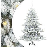 vidaXL Umetno Zložljivo Božično Drevo with LEDs z stojalom 150cm PVC | Shoptok.si