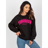 My Red Lips Sweatshirt-EM-BL-617-7.27-black | Shoptok.si
