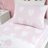 Catherine Lansfield Flanelska dječja plahta za dječji krevetić 70x140 cm Hearts – | shoptok.hr