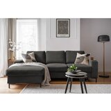 Miuform Tamno siva sklopiva kutna garnitura od samta (s lijevim kutom) Lofty Lilly – | shoptok.hr