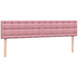 Box Spring krevet s madracima ružičasti 180x210 cm baršun | Eponuda.com