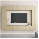  Komplet TV omaric 8-delni sonoma hrast iverna plošča | Shoptok.si