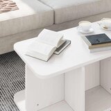  Kava Stol Bijelo 80 x 39,5 x 33,5 cm Masivna borovina | shoptok.hr