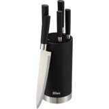Zilan Noževi, set sa stalkom ZLN1609, 6/1, Retro, Crni | ePonuda.com