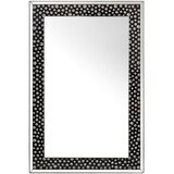 XORA STENSKO OGLEDALO, 80/120/4,4 cm steklo, leseni material | Shoptok.si