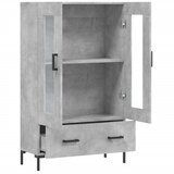  Visoka komoda boja betona 69,5 x 31 x 115 cm konstruirano drvo | shoptok.hr