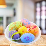  Easter Decorations Eggs With Loop Pendant Colorful 6pcs | shoptok.hr