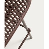 Kave Home Smeđa metalna/plastična vrtna barska stolica Quinby – | shoptok.hr