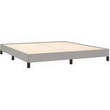  Okvir za krevet bez madraca svjetlosivi 160 x 200 cm od tkanine | shoptok.hr