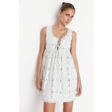 Trendyol White Chest Detailed Dress Cene